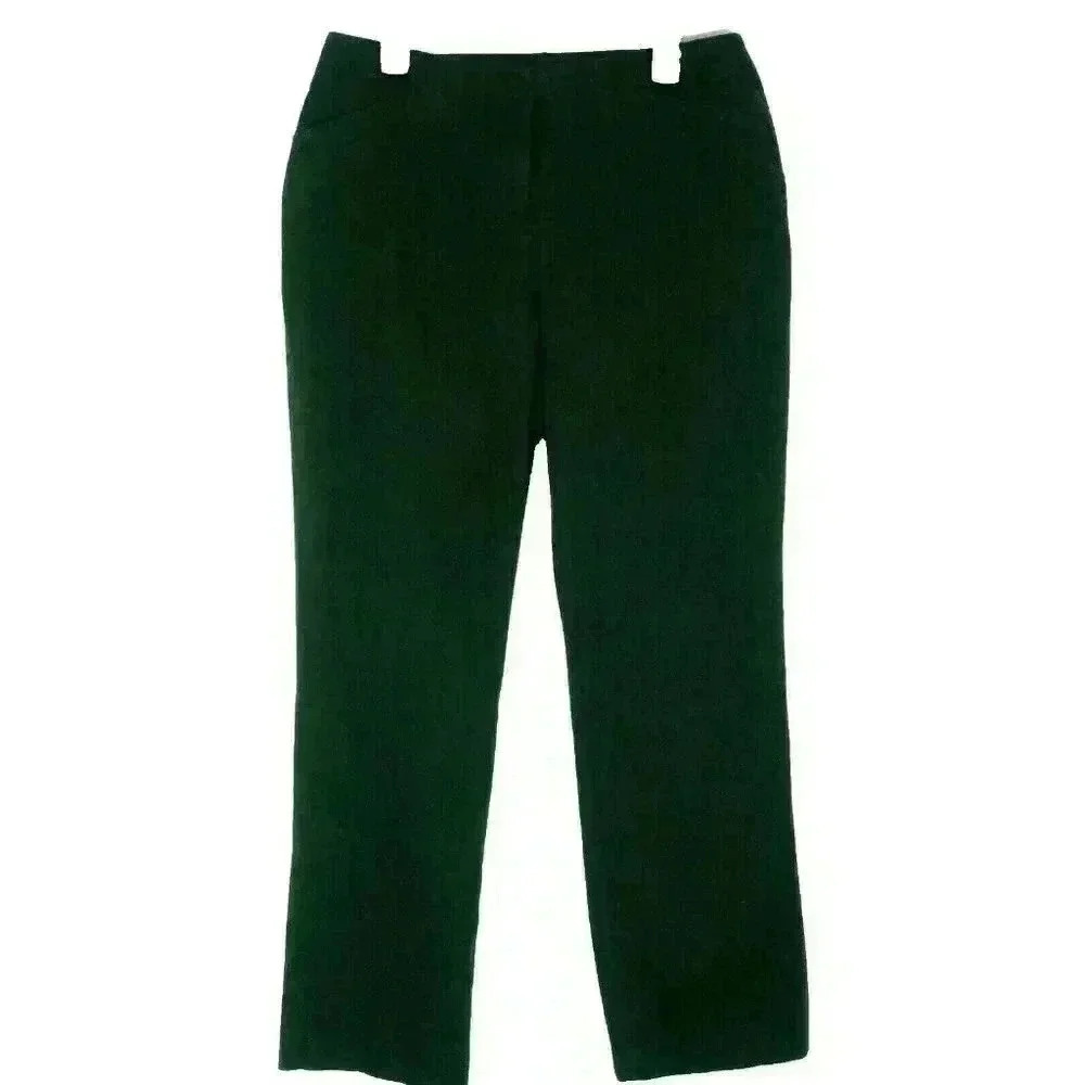J Jill pants size 12 stretch 32 x 31 4 pockets black